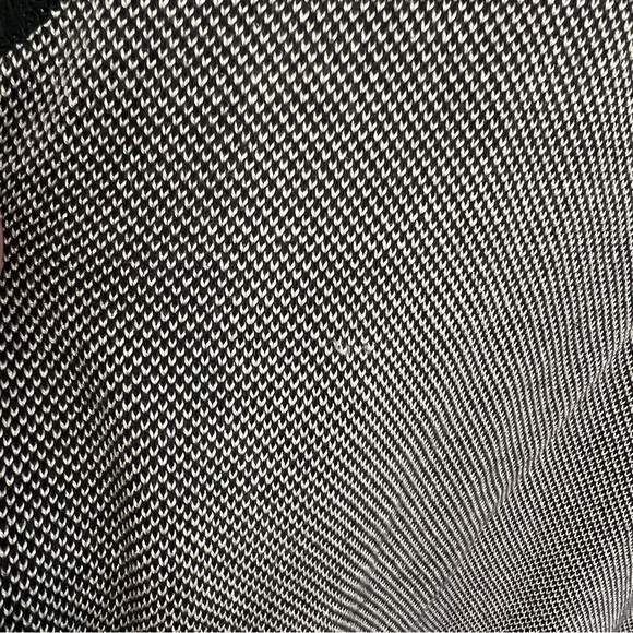 Polo Golf Mens Size Large Silk Cotton Black White Knit Sweater Vest V Neck - Picture 5 of 11